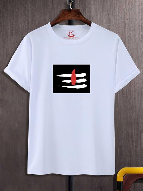 unisex white graphic printed t-shirt - 20883129 - Standard Image - 0