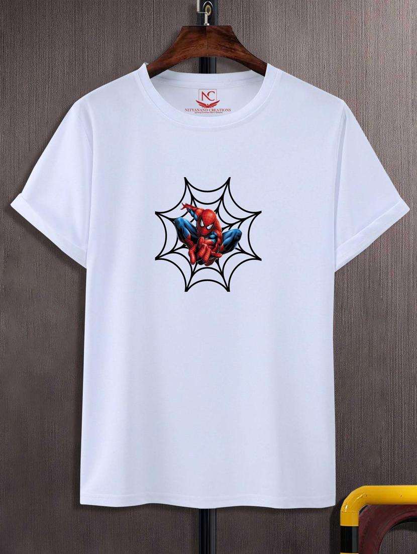 unisex white polyester graphic t-shirt - 20883146 - Zoom Image - 0