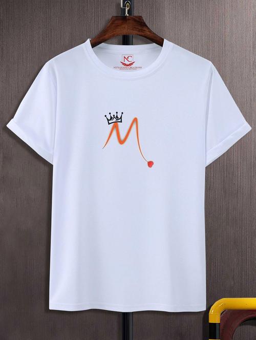 unisex white graphic printed t-shirt - 20883157 - Standard Image - 0
