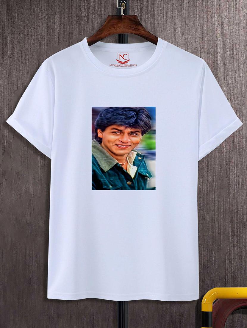 unisex white graphic printed t-shirt - 20883169 - Zoom Image - 0