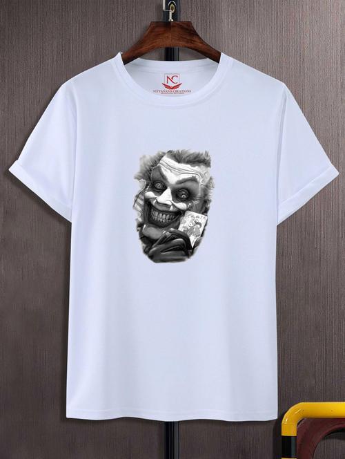 unisex white graphic printed t-shirt - 20883192 -  Standard Image - 0