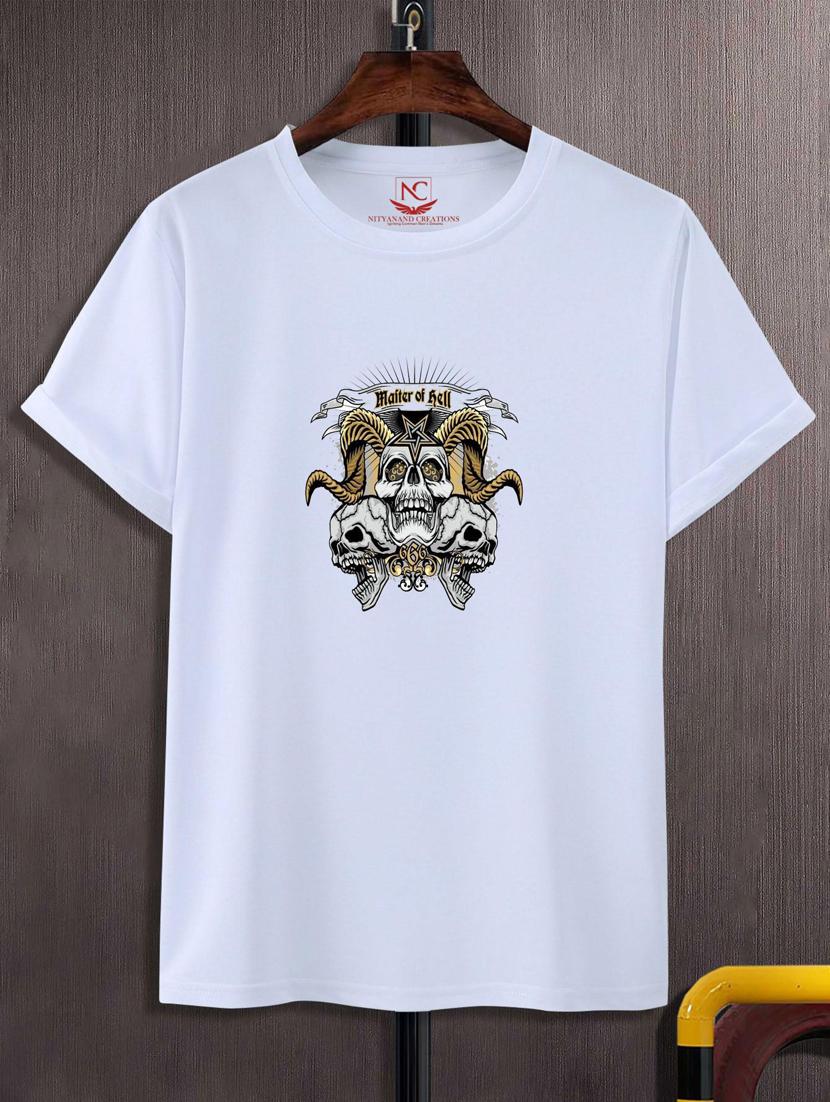 unisex white graphic printed t-shirt - 20883205 - Zoom Image - 0