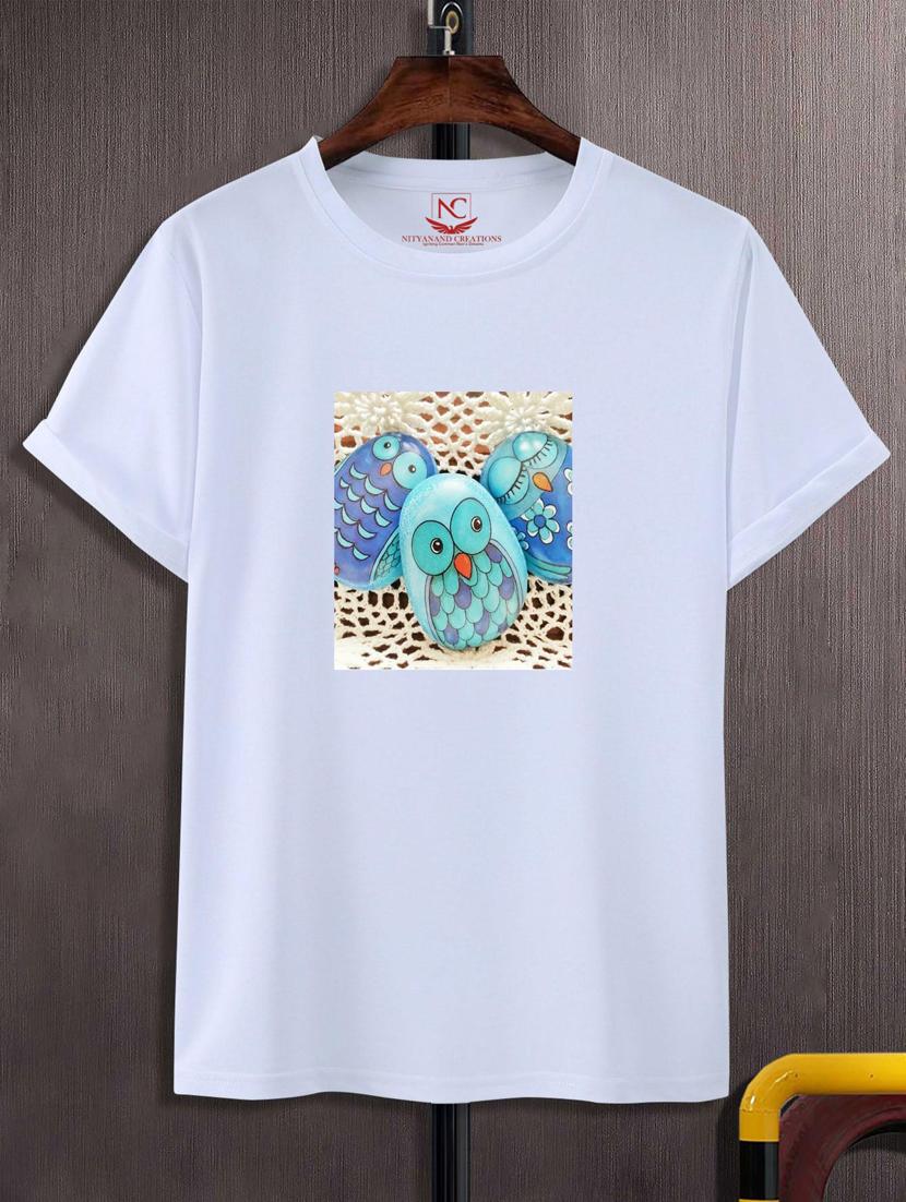 unisex white graphic printed t-shirt - 20883207 -  Zoom Image - 0