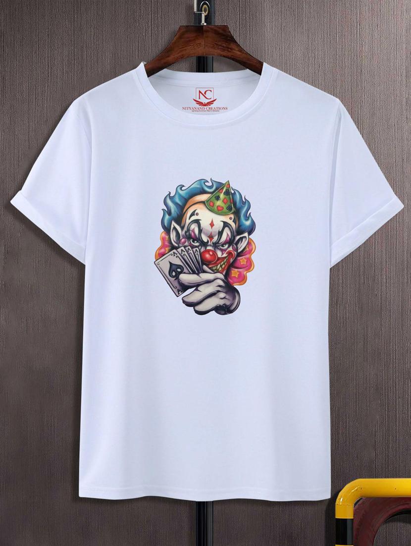 unisex white graphic printed t-shirt - 20883209 -  Zoom Image - 0