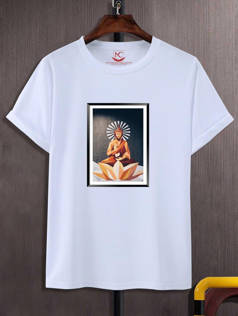 unisex white graphic printed t-shirt - 20883213 -  Zoom Image - 0