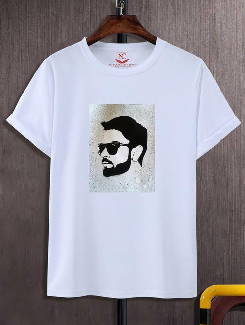unisex white graphic printed t-shirt - 20883217 - Standard Image - 0