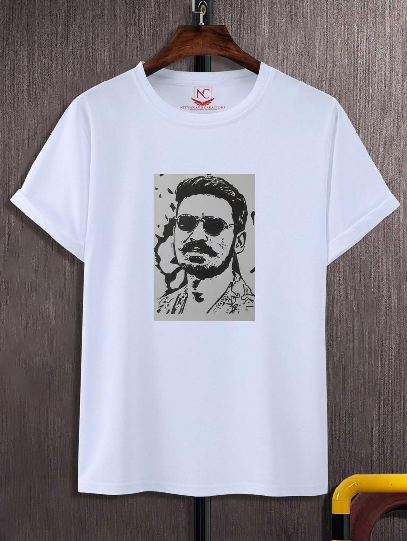 unisex white graphic print t-shirt - 20883220 - Zoom Image - 0
