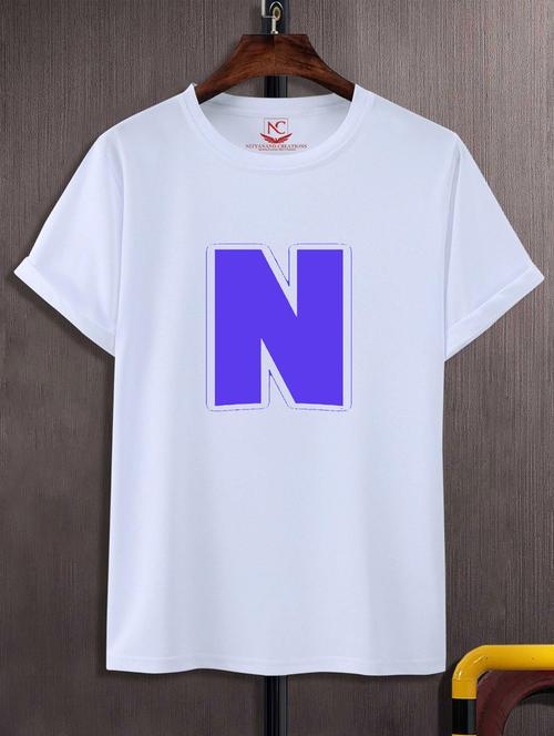 unisex white graphic print t-shirt - 20883227 -  Standard Image - 0