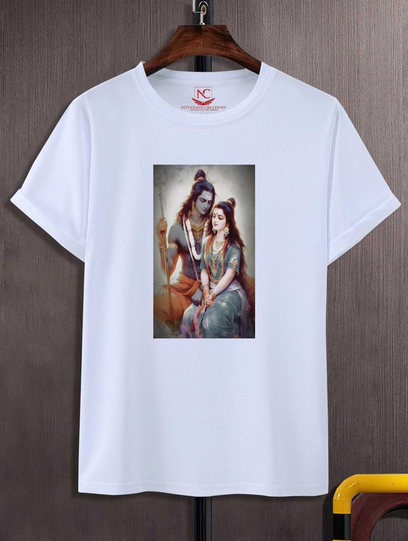 unisex white graphic printed t-shirt - 20883236 -  Zoom Image - 0