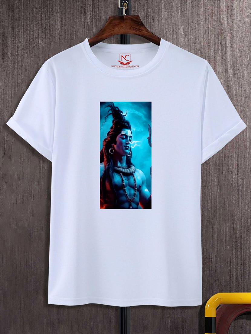 unisex white graphic printed t-shirt - 20883237 - Zoom Image - 0