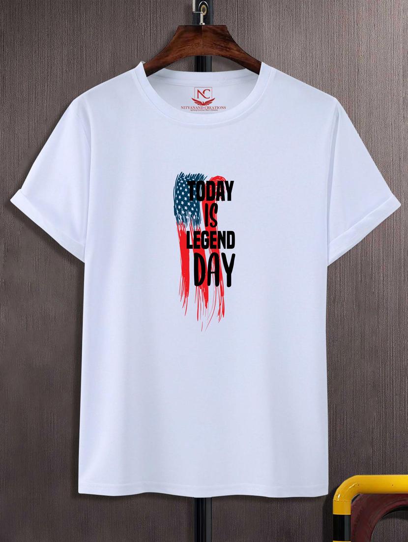 unisex white graphic printed t-shirt - 20883255 - Zoom Image - 0