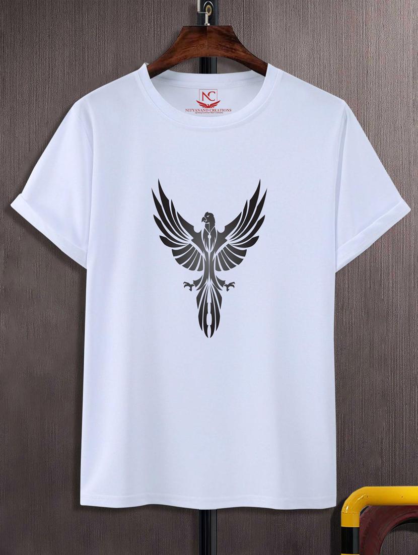 unisex white graphic printed t-shirt - 20883263 - Zoom Image - 0