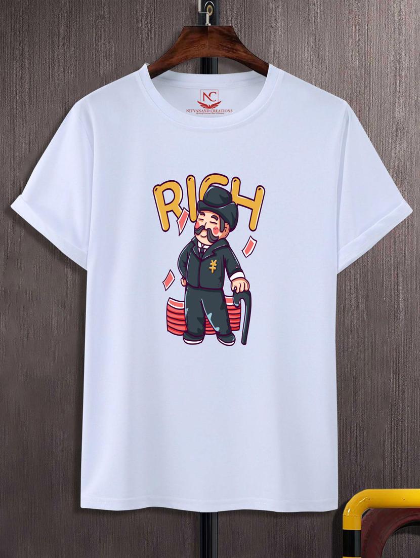 unisex white graphic printed t-shirt - 20883266 - Zoom Image - 0