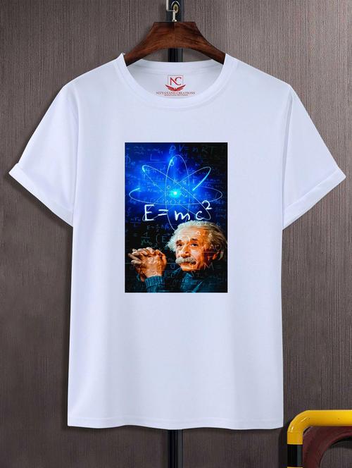 unisex white graphic printed t-shirt - 20883274 - Standard Image - 0