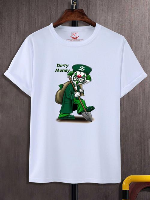 unisex white graphic printed t-shirt - 20883277 -  Standard Image - 0