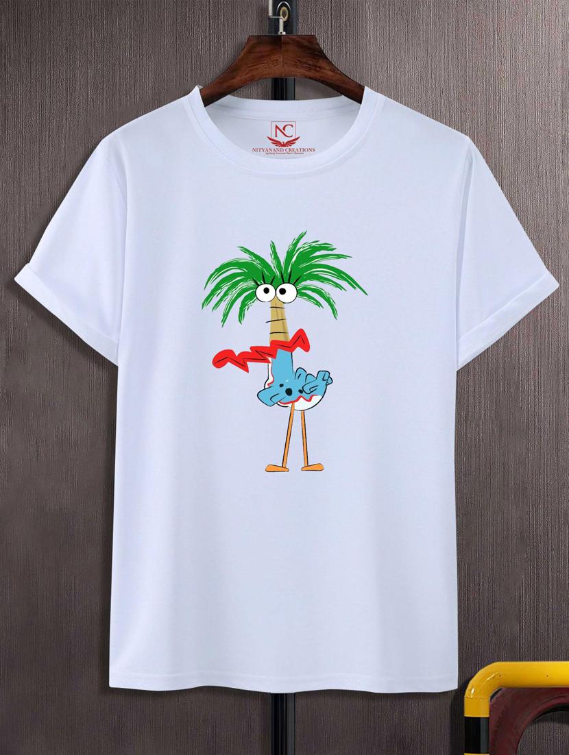 unisex white graphic printed t-shirt - 20883283 - Zoom Image - 0
