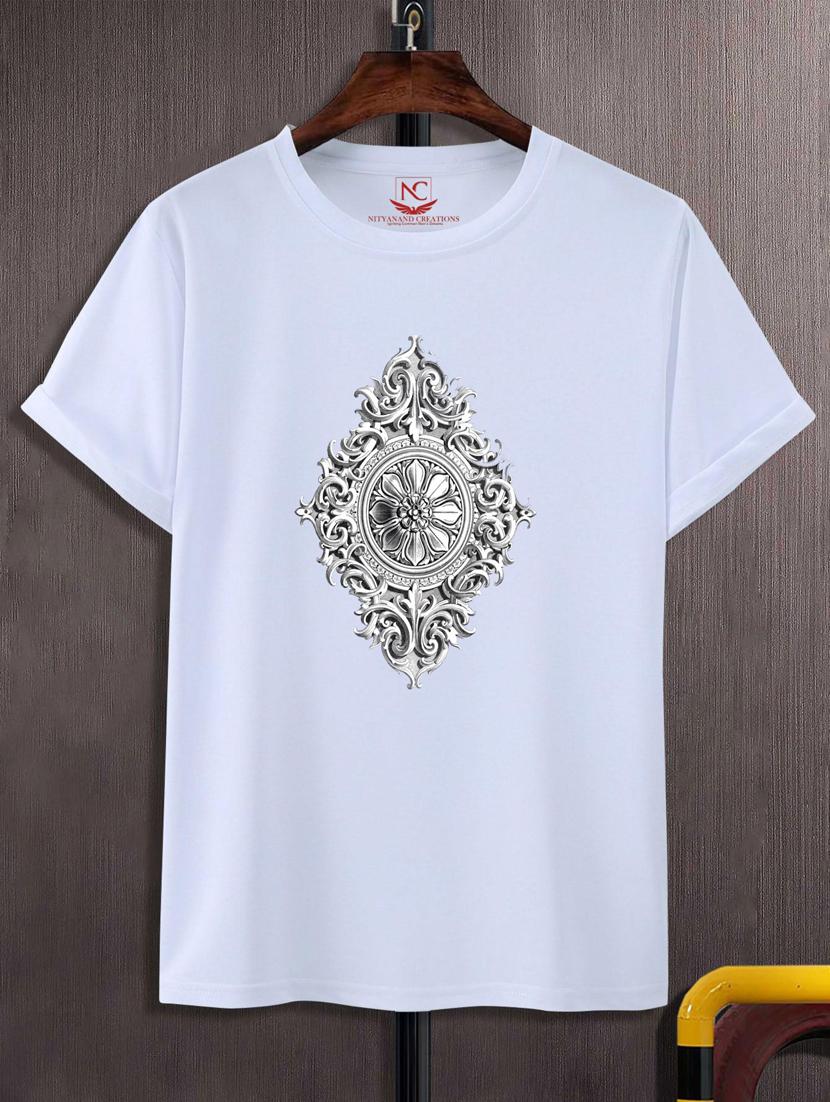 unisex white graphic printed t-shirt - 20883285 - Zoom Image - 0