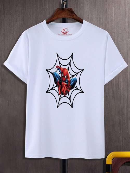 unisex white graphic printed t-shirt - 20883291 - Standard Image - 0