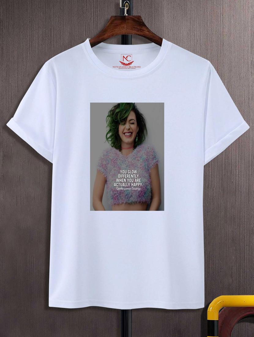 unisex white graphic printed t-shirt - 20883297 - Zoom Image - 0