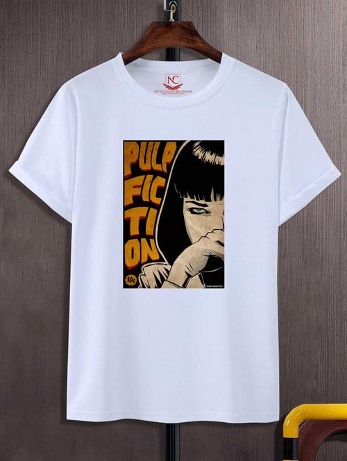 unisex white graphic printed t-shirt - 20883304 - Standard Image - 0