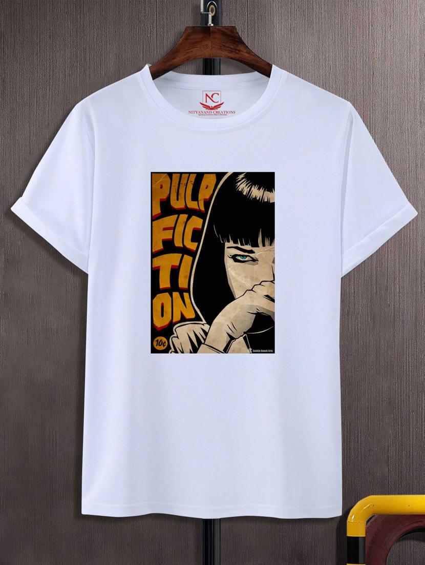 unisex white graphic printed t-shirt - 20883304 - Zoom Image - 0
