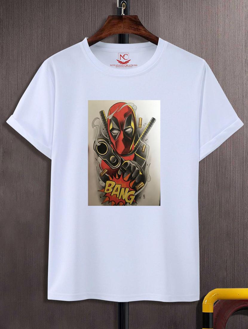unisex white graphic printed t-shirt - 20883305 - Zoom Image - 0