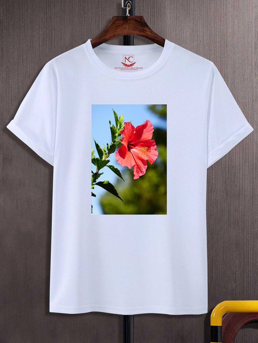 unisex white graphic printed t-shirt - 20883306 - Zoom Image - 0