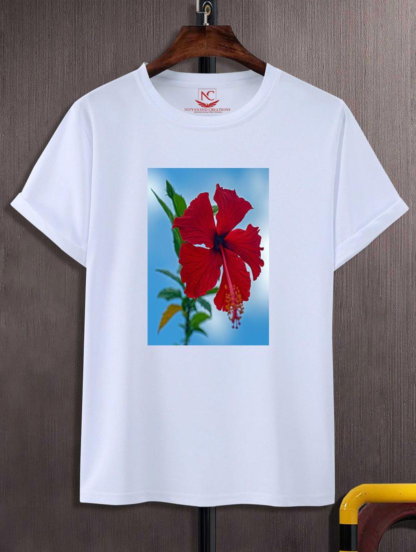 unisex white graphic printed t-shirt - 20883307 -  Zoom Image - 0
