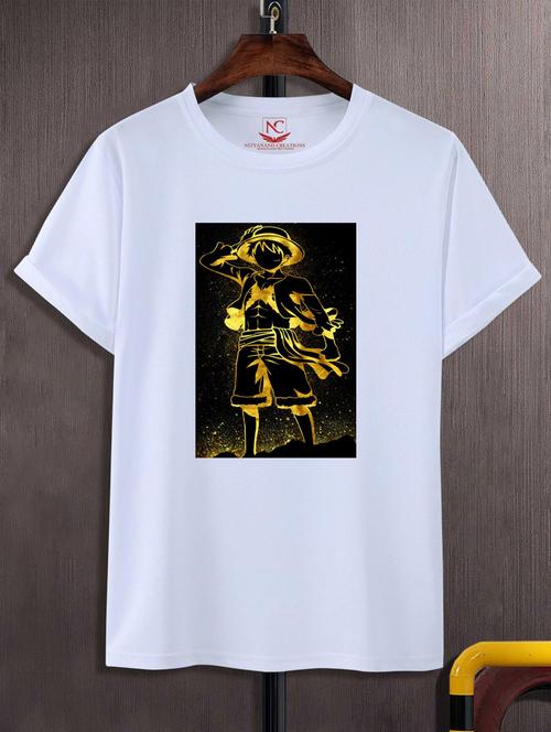 unisex white graphic printed t-shirt - 20883308 - Standard Image - 0