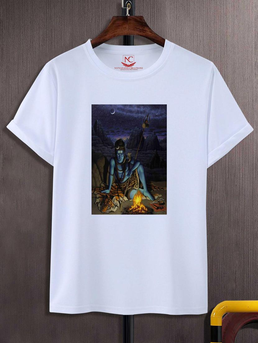 unisex white graphic printed t-shirt - 20883315 - Zoom Image - 0