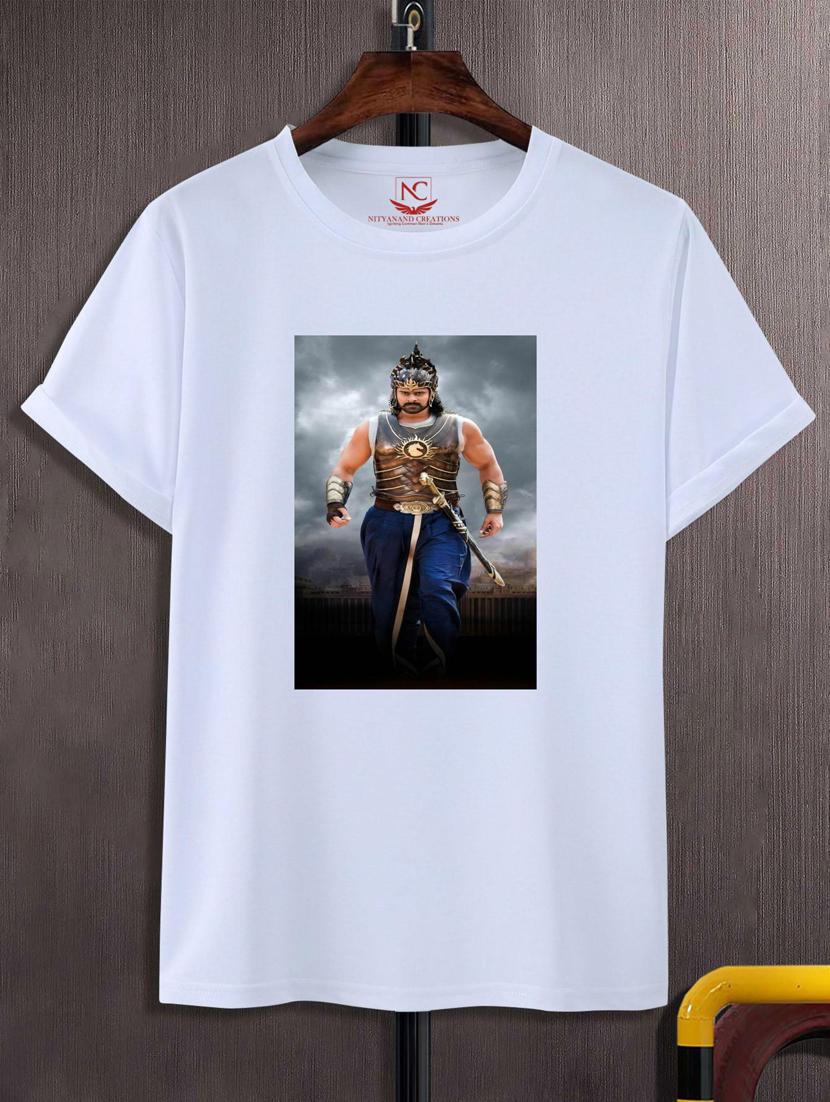 unisex white graphic printed t-shirt - 20883318 - Zoom Image - 0