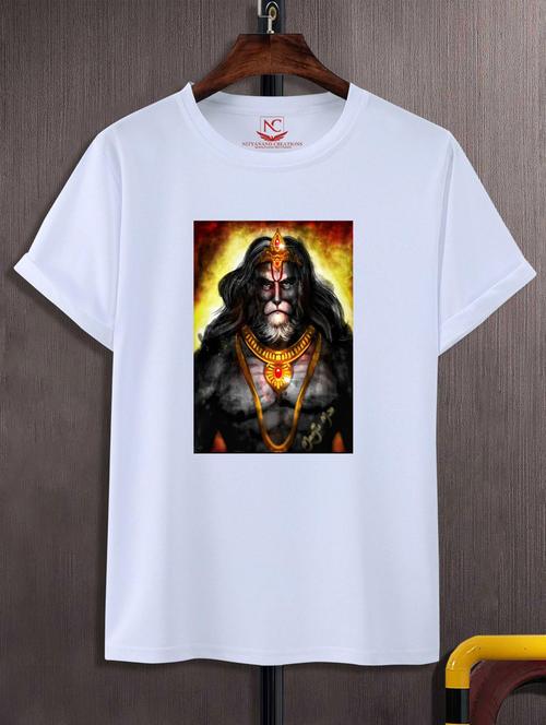 unisex white graphic print t-shirt - 20883322 - Standard Image - 0
