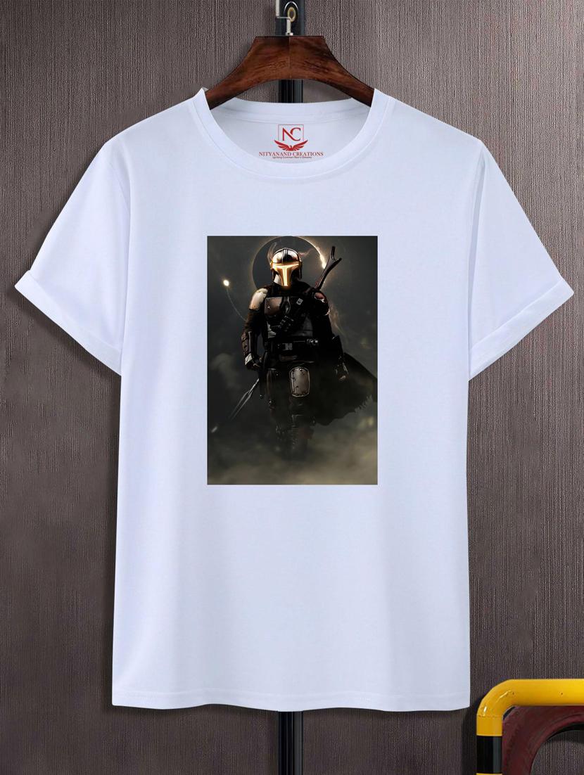 unisex white graphic printed t-shirt - 20883323 - Zoom Image - 0