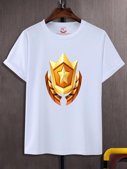 unisex white graphic printed t-shirt - 20883340 - Standard Image - 0