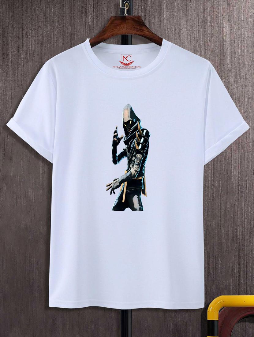 unisex white graphic printed t-shirt - 20883341 - Zoom Image - 0