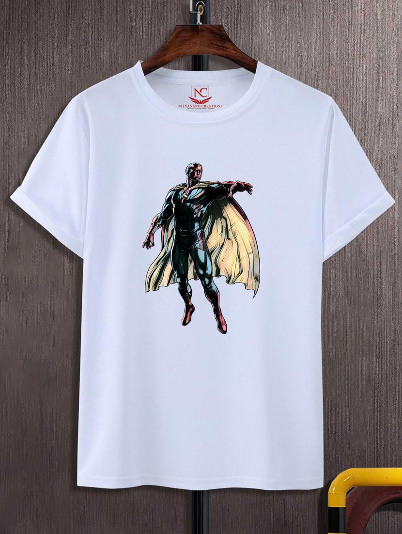 unisex white graphic printed t-shirt - 20883347 -  Zoom Image - 0