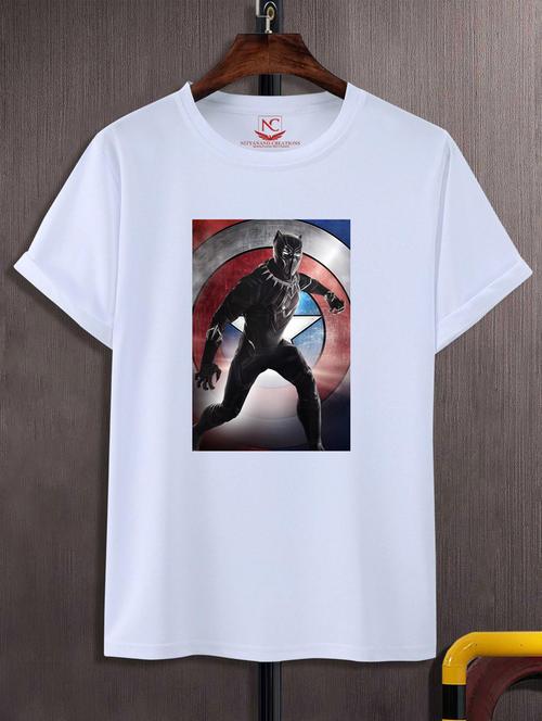 unisex white graphic printed t-shirt - 20883350 -  Standard Image - 0