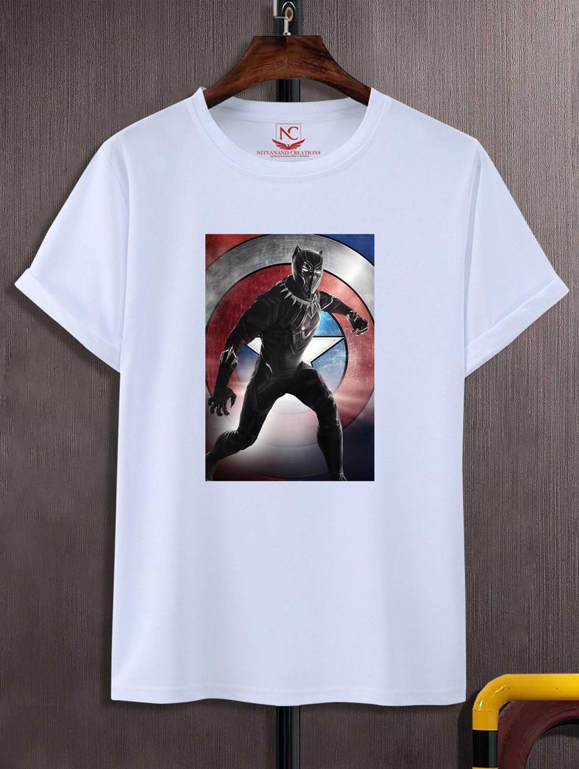 unisex white graphic printed t-shirt - 20883350 -  Zoom Image - 0