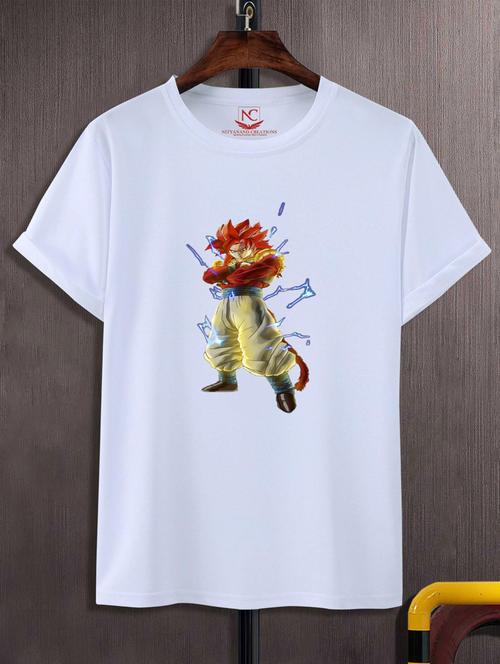 unisex white graphic printed t-shirt - 20883355 - Standard Image - 0