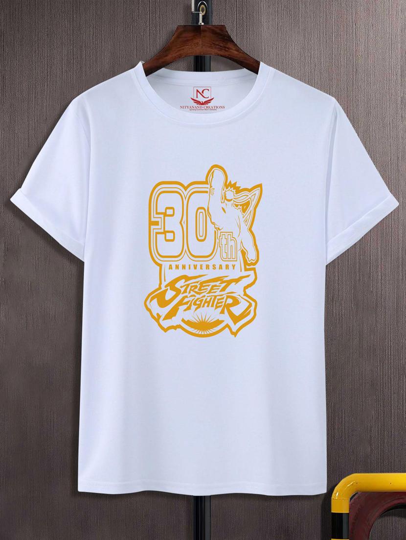 unisex white graphic printed t-shirt - 20883360 - Zoom Image - 0