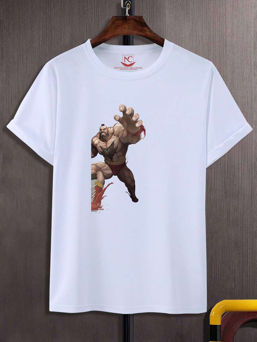 unisex white graphic printed t-shirt - 20883363 - Zoom Image - 0