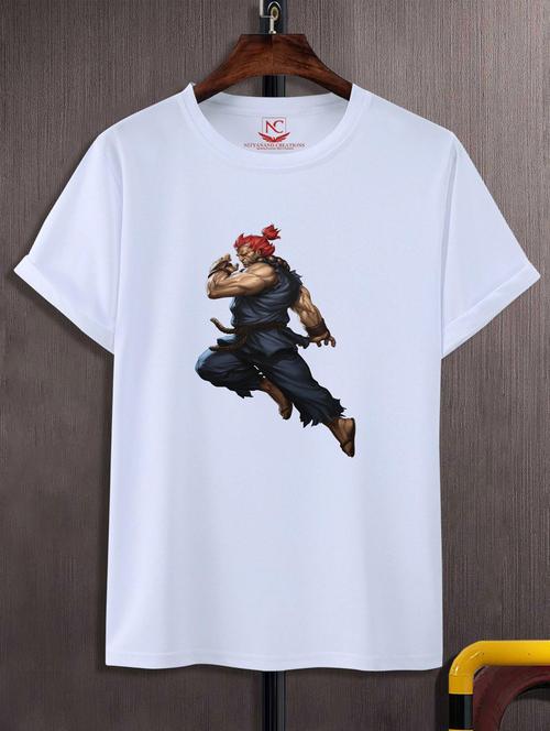 unisex white graphic printed t-shirt - 20883365 - Standard Image - 0