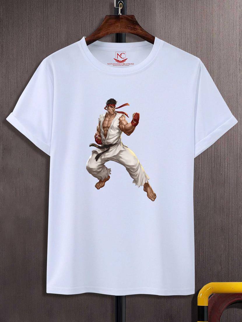 unisex white graphic printed t-shirt - 20883367 - Zoom Image - 0
