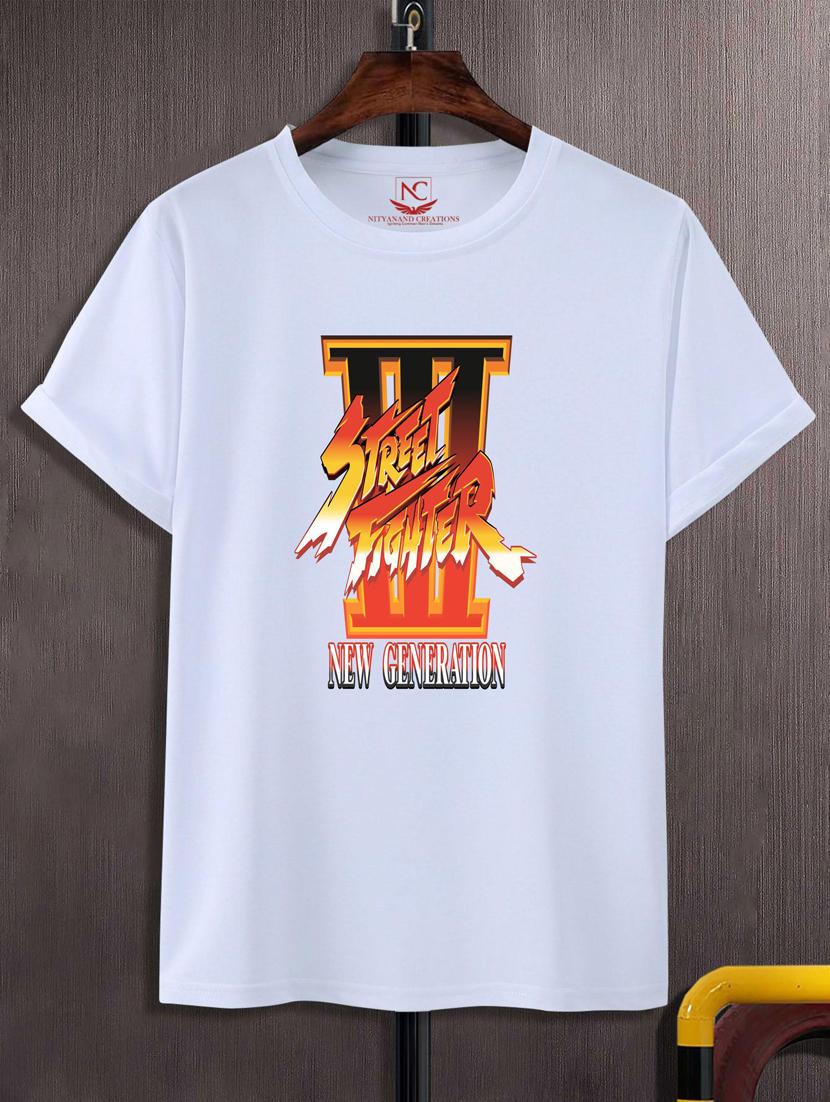 unisex white graphic printed t-shirt - 20883370 -  Zoom Image - 0