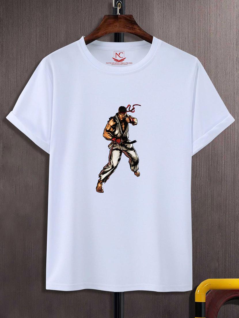unisex white graphic printed t-shirt - 20883371 - Zoom Image - 0