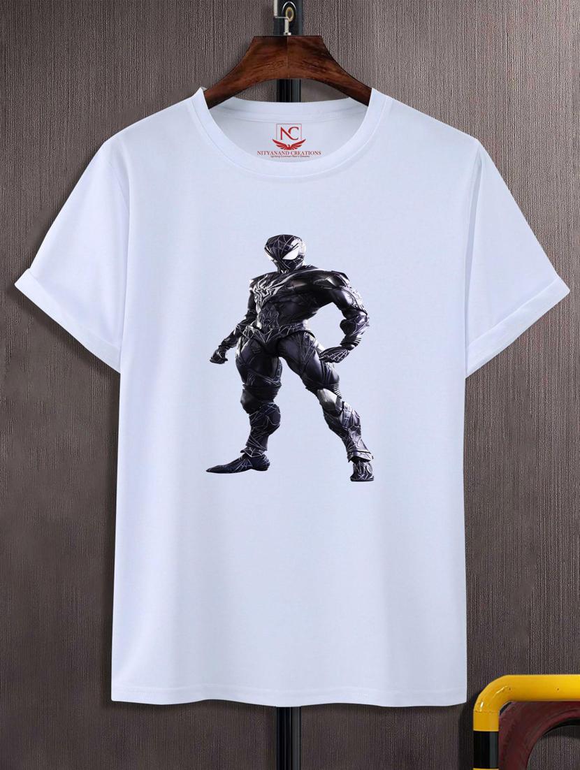 unisex white graphic printed t-shirt - 20883373 -  Zoom Image - 0