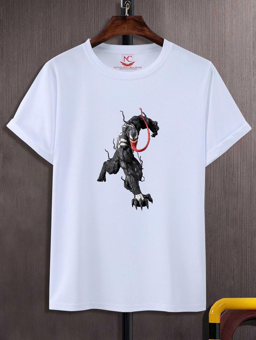 unisex white graphic printed t-shirt - 20883385 - Zoom Image - 0