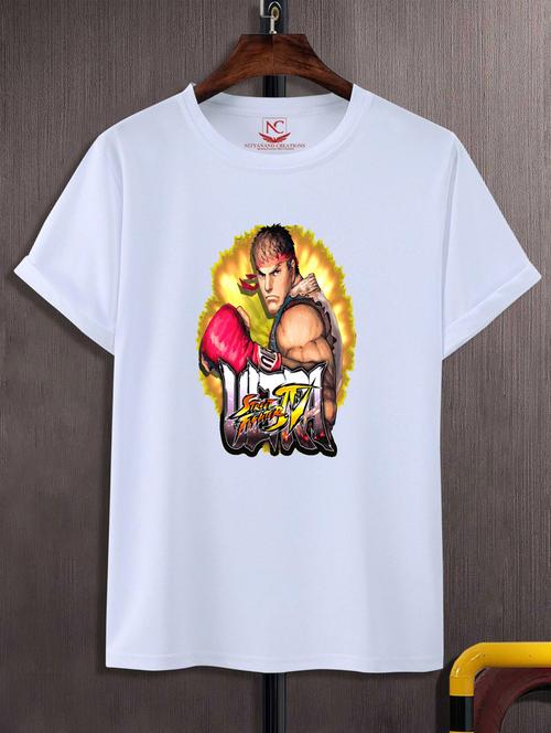 unisex white graphic printed t-shirt - 20883386 -  Standard Image - 0