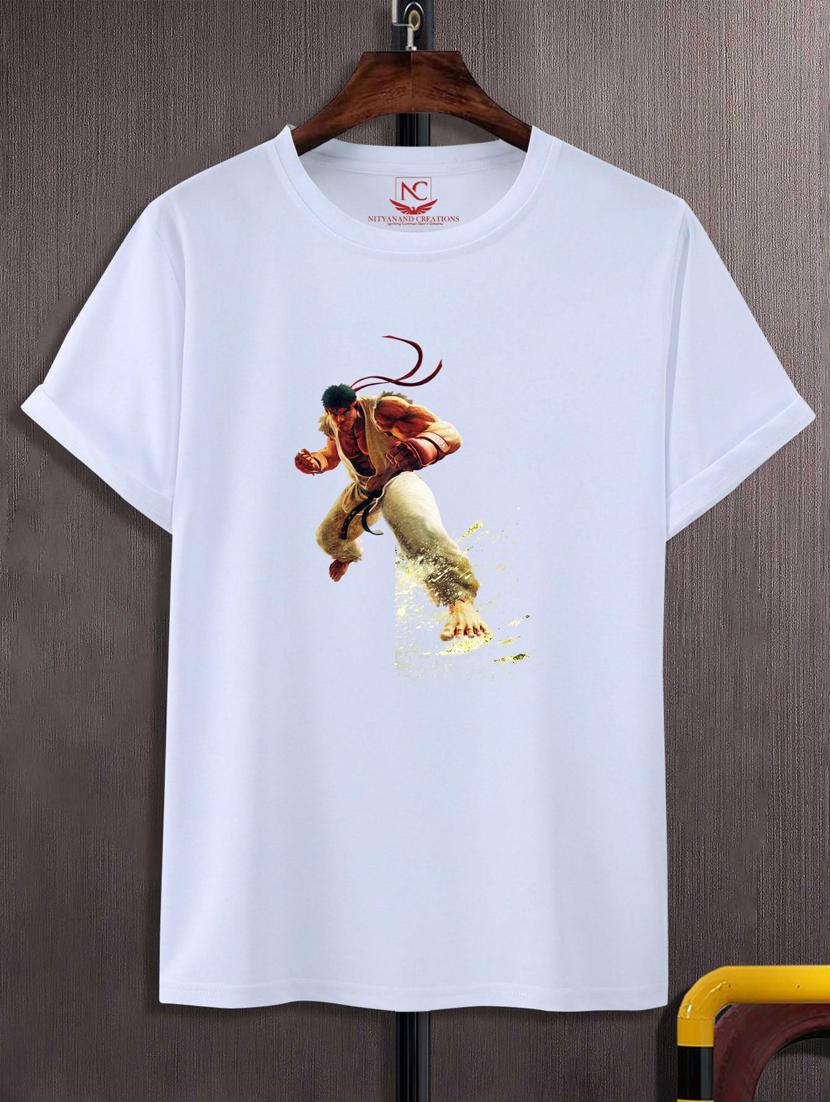 unisex white graphic printed t-shirt - 20883387 - Zoom Image - 0