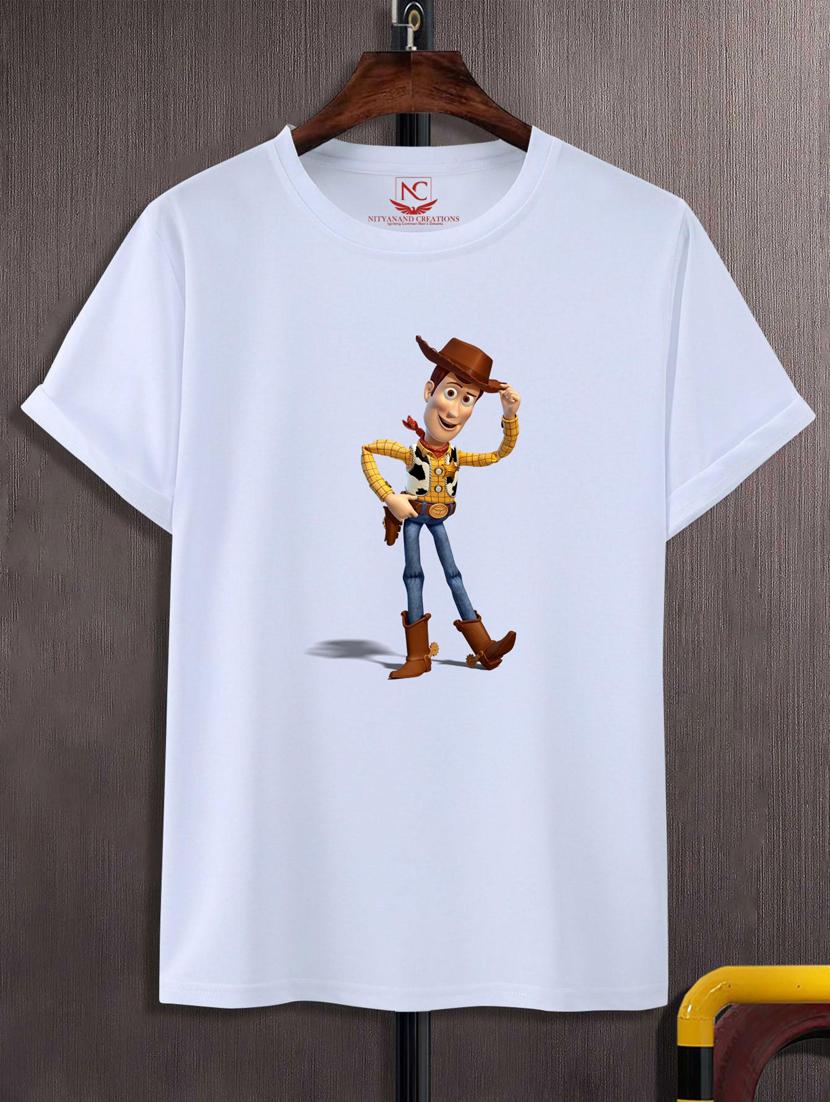 unisex white graphic printed t-shirt - 20883390 - Zoom Image - 0